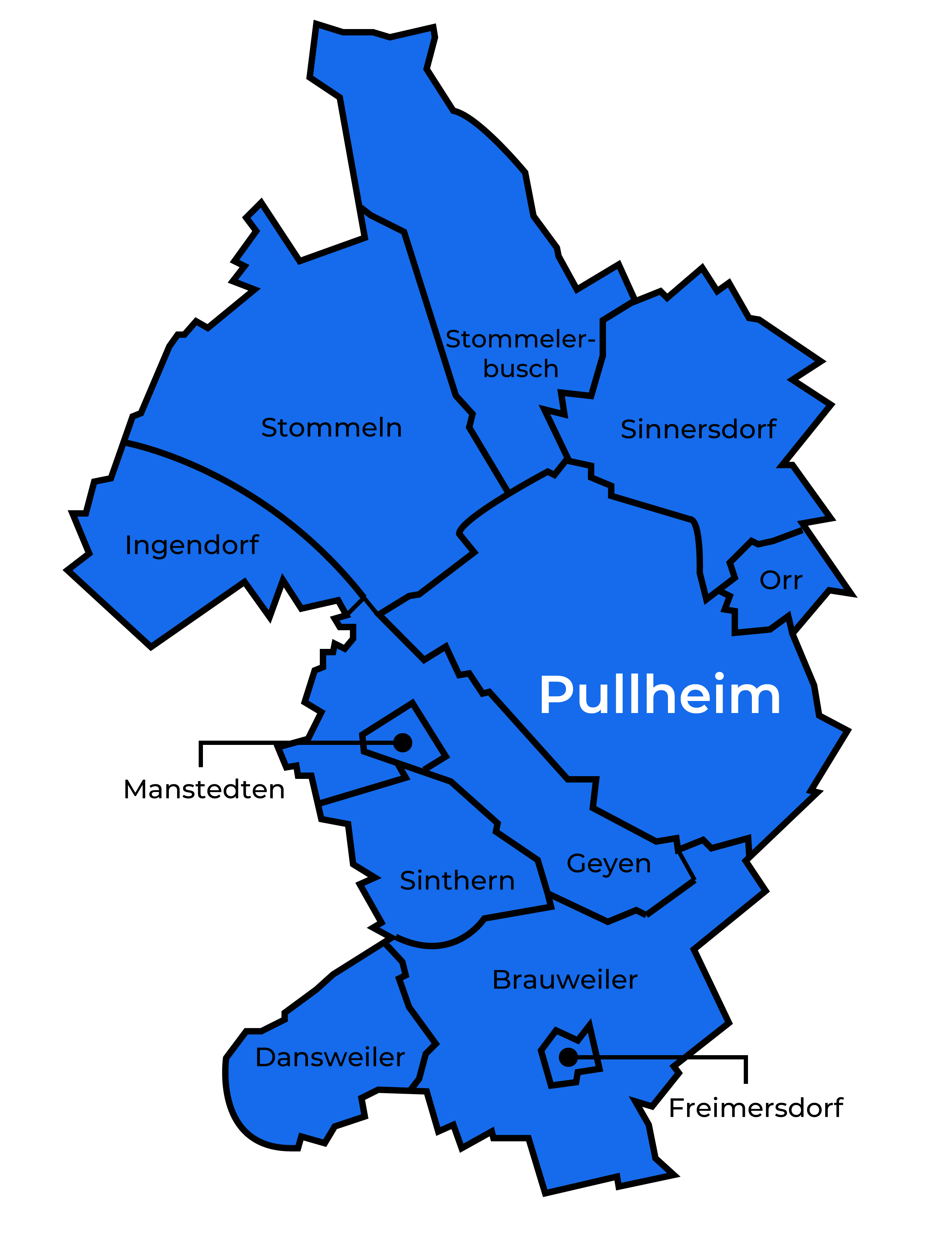 Pullheim map